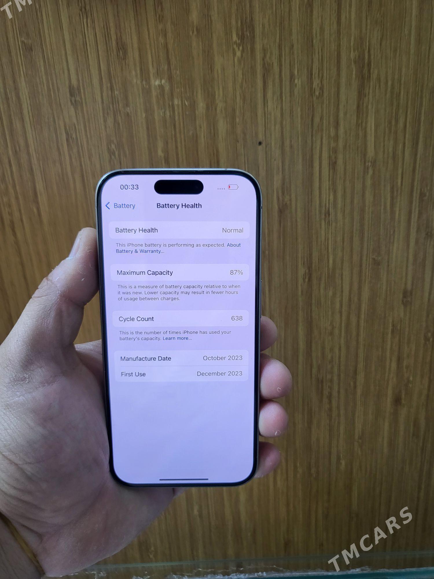 iPhone 15 pro 128 2 sim - Aşgabat - img 1