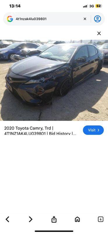 Toyota Camry 2020 - 500 000 TMT - Байрамали - img 2