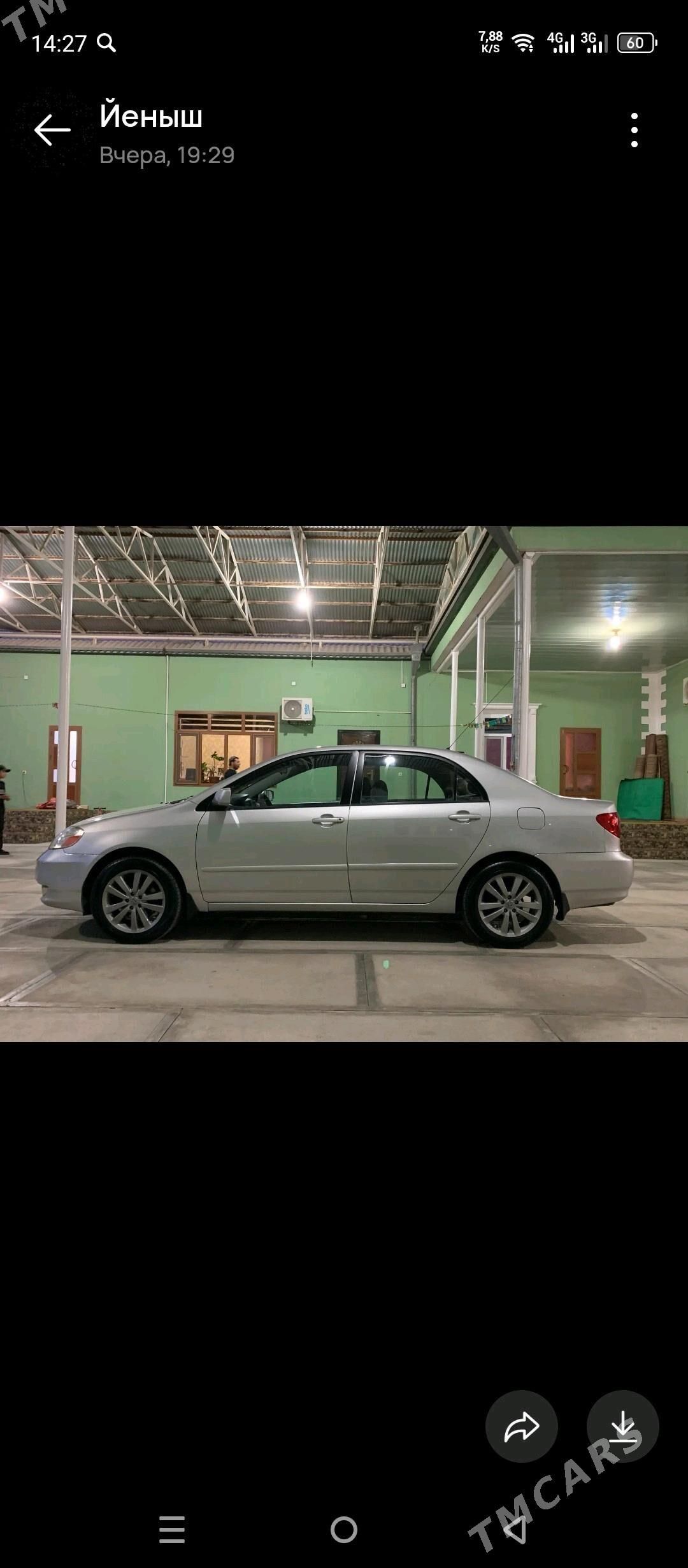 Toyota Corolla 2004 - 130 000 TMT - Мары - img 9