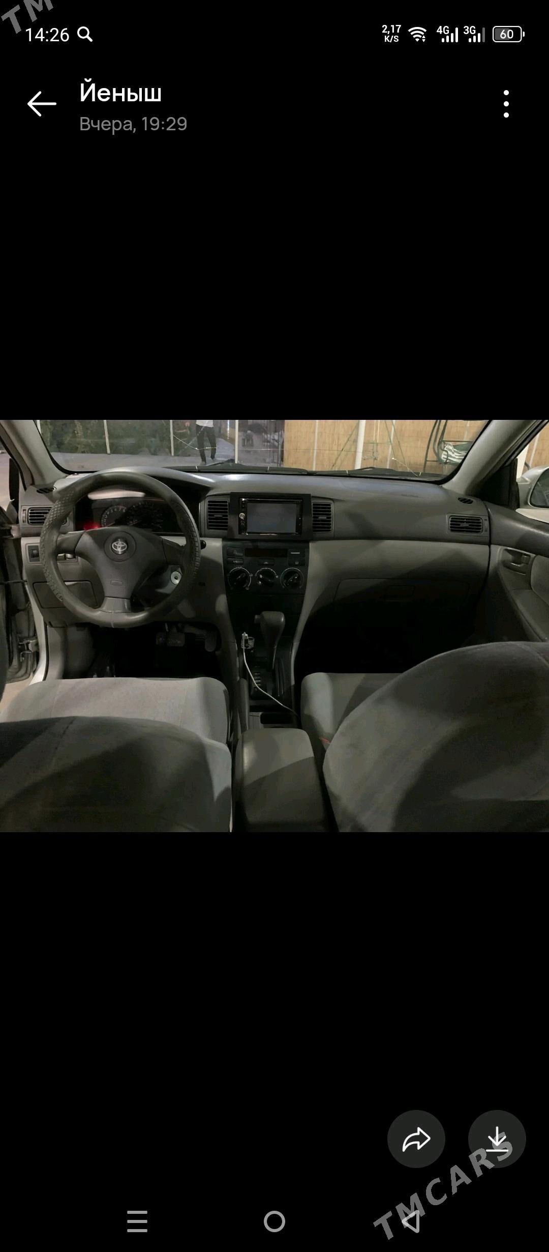 Toyota Corolla 2004 - 130 000 TMT - Мары - img 6
