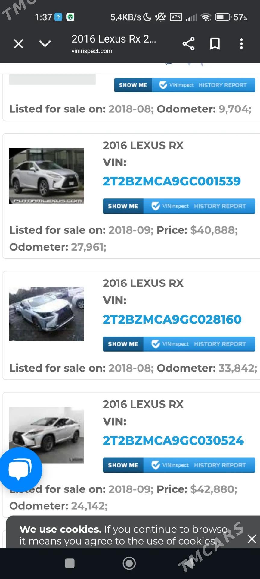 Lexus RX 350 2017 - 550 000 TMT - Мары - img 1