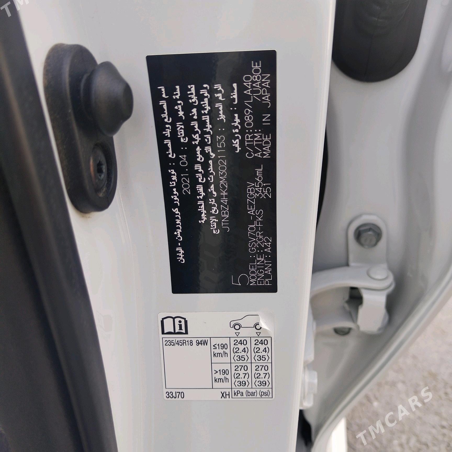 Toyota Camry 2021 - 650 000 TMT - 11 mkr - img 9