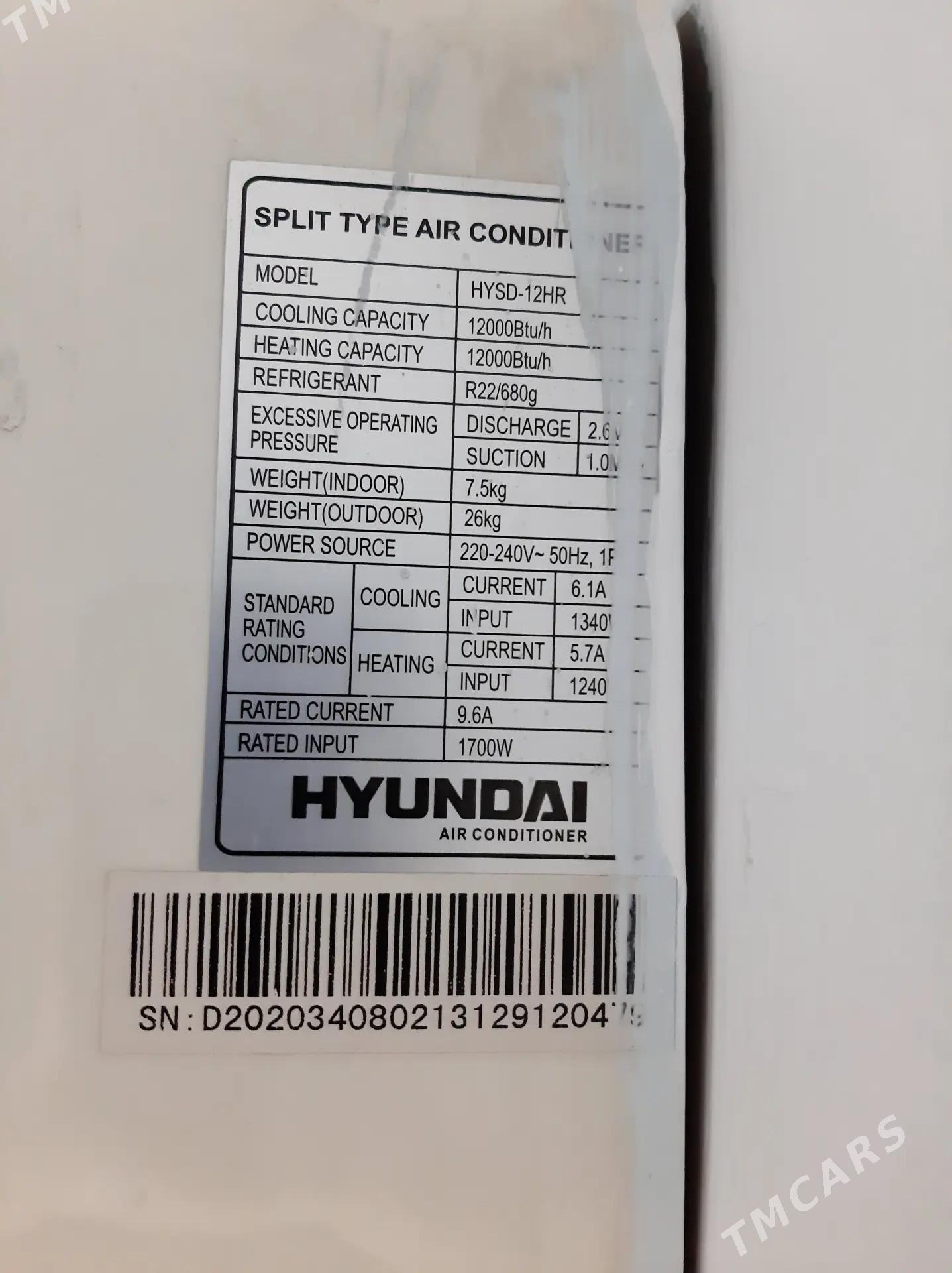 КОНДИЦИОНЕР HYUNDAI - Aşgabat - img 3