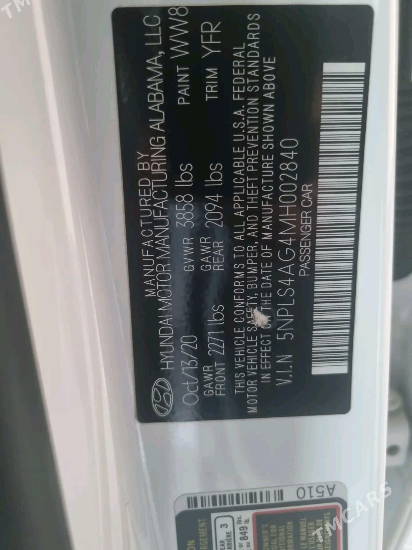 Hyundai Elantra 2021 - 275 000 TMT - Aşgabat - img 8