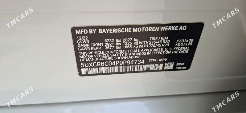 BMW X5 2023 - 1 087 000 TMT - Ашхабад - img 10