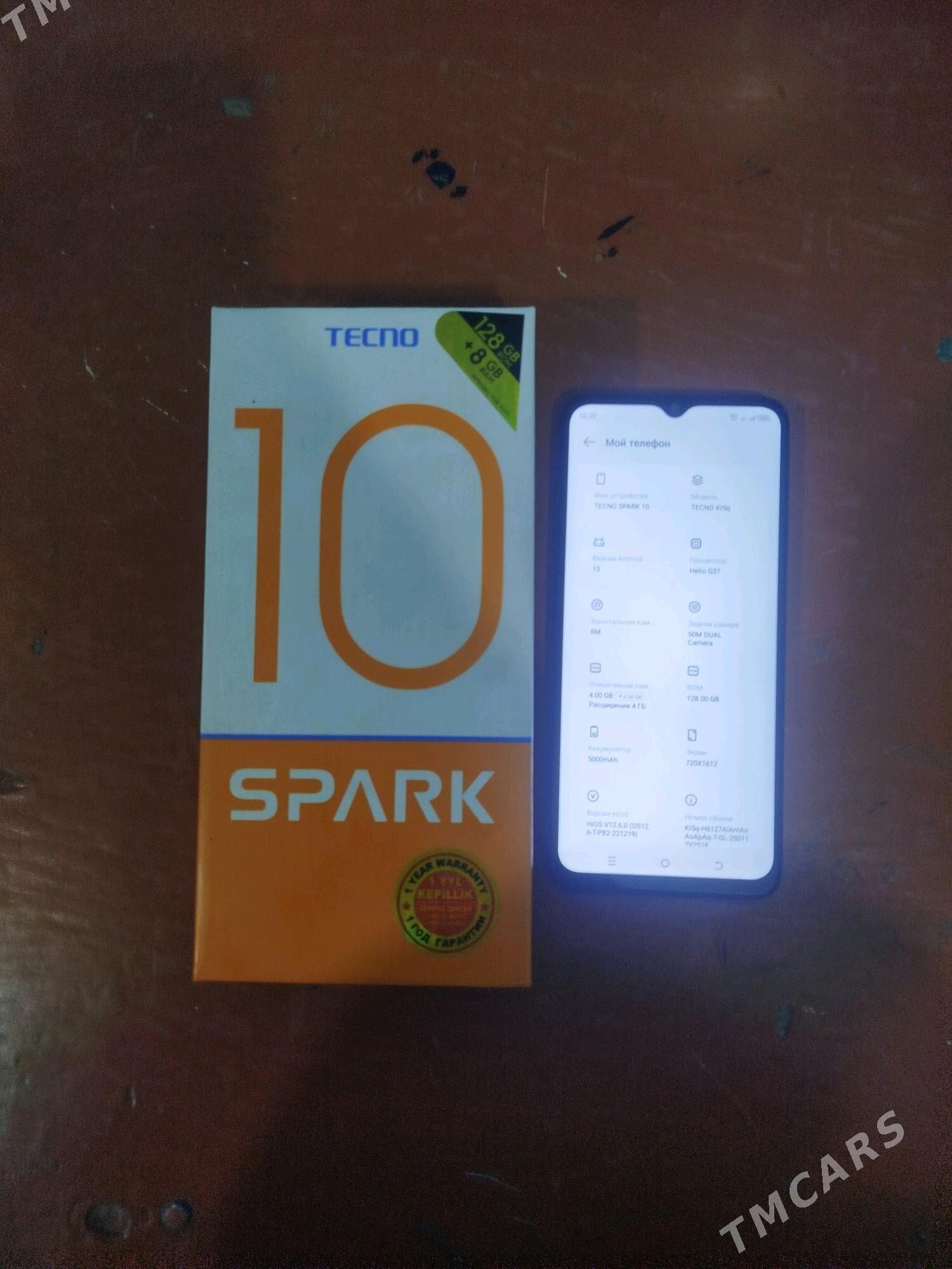 Tecno spark 10 obmena - Çärjew - img 3