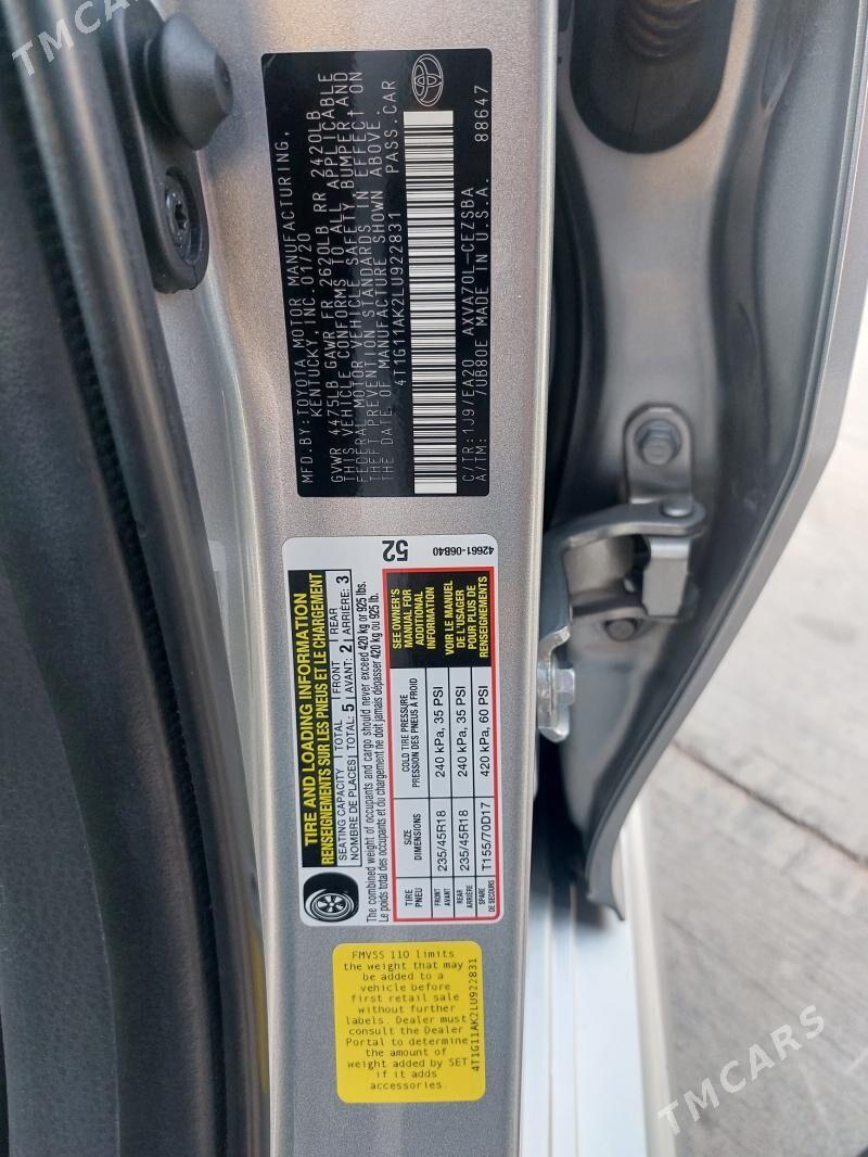 Toyota Camry 2020 - 360 000 TMT - Mary - img 8