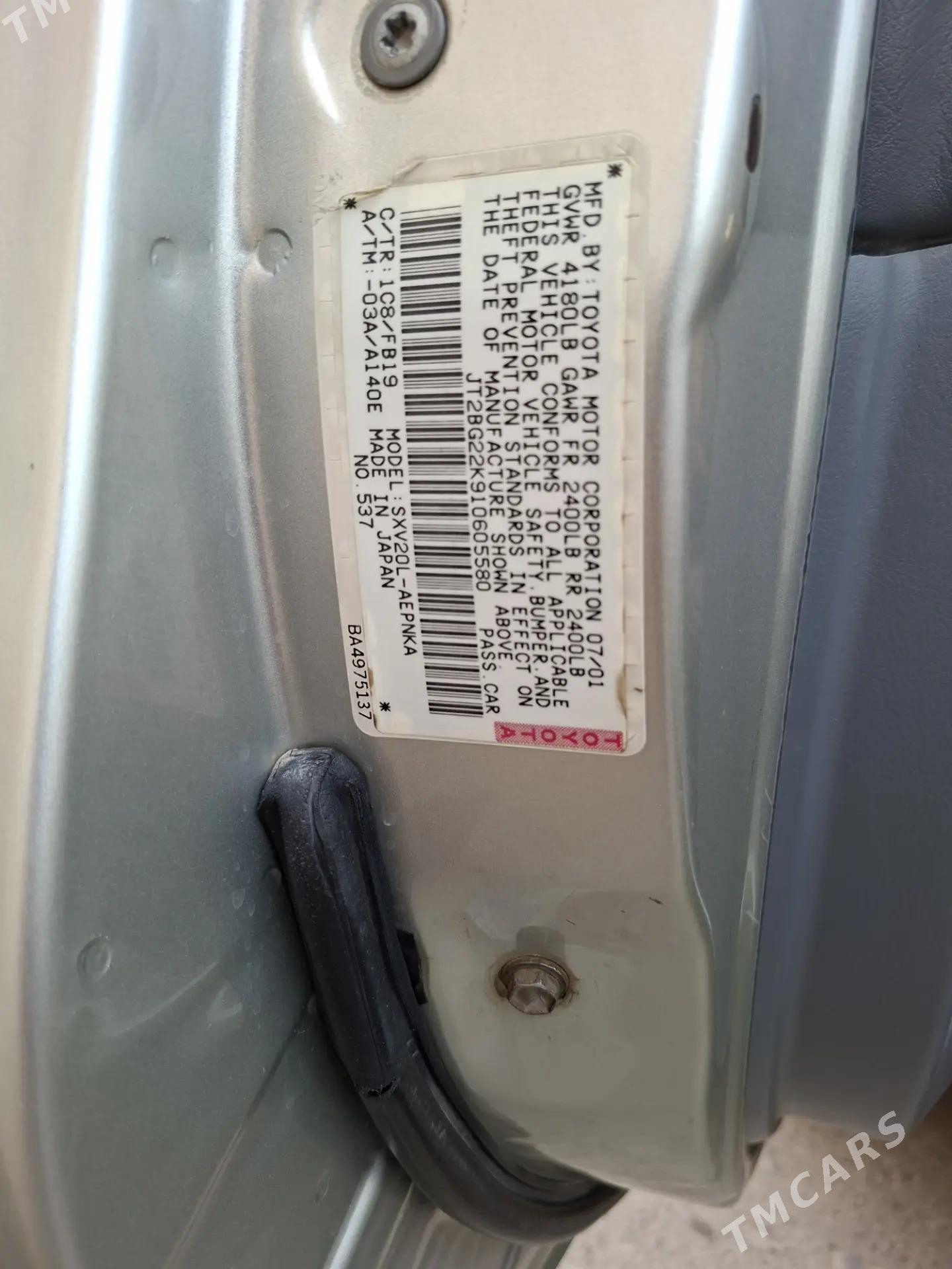 Toyota Camry 2001 - 163 000 TMT - "Алтын Асыр" Гундогар базары ( Толкучка) - img 3