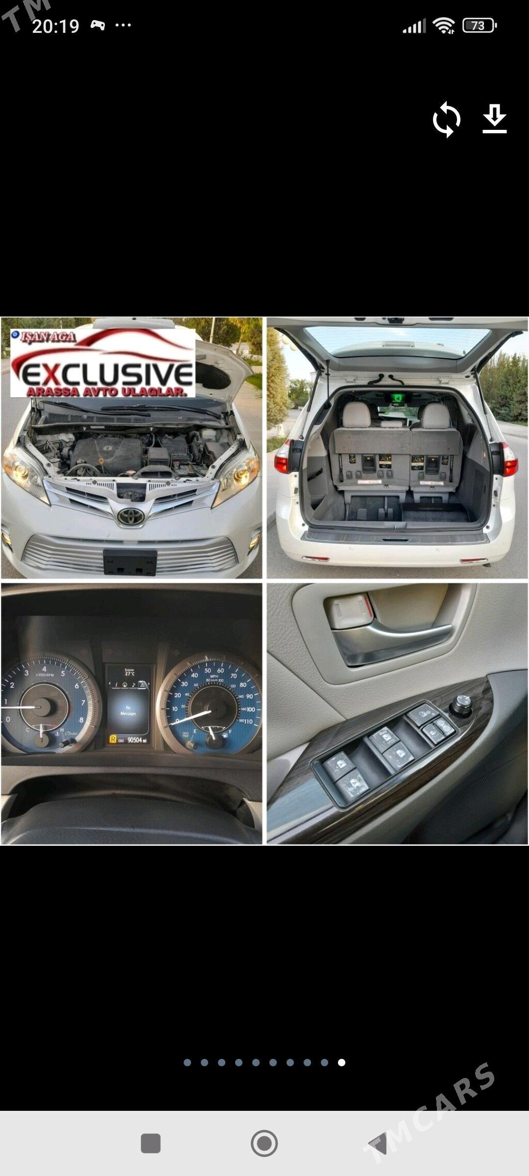 Toyota Sienna 2017 - 470 000 TMT - Гызыларбат - img 2