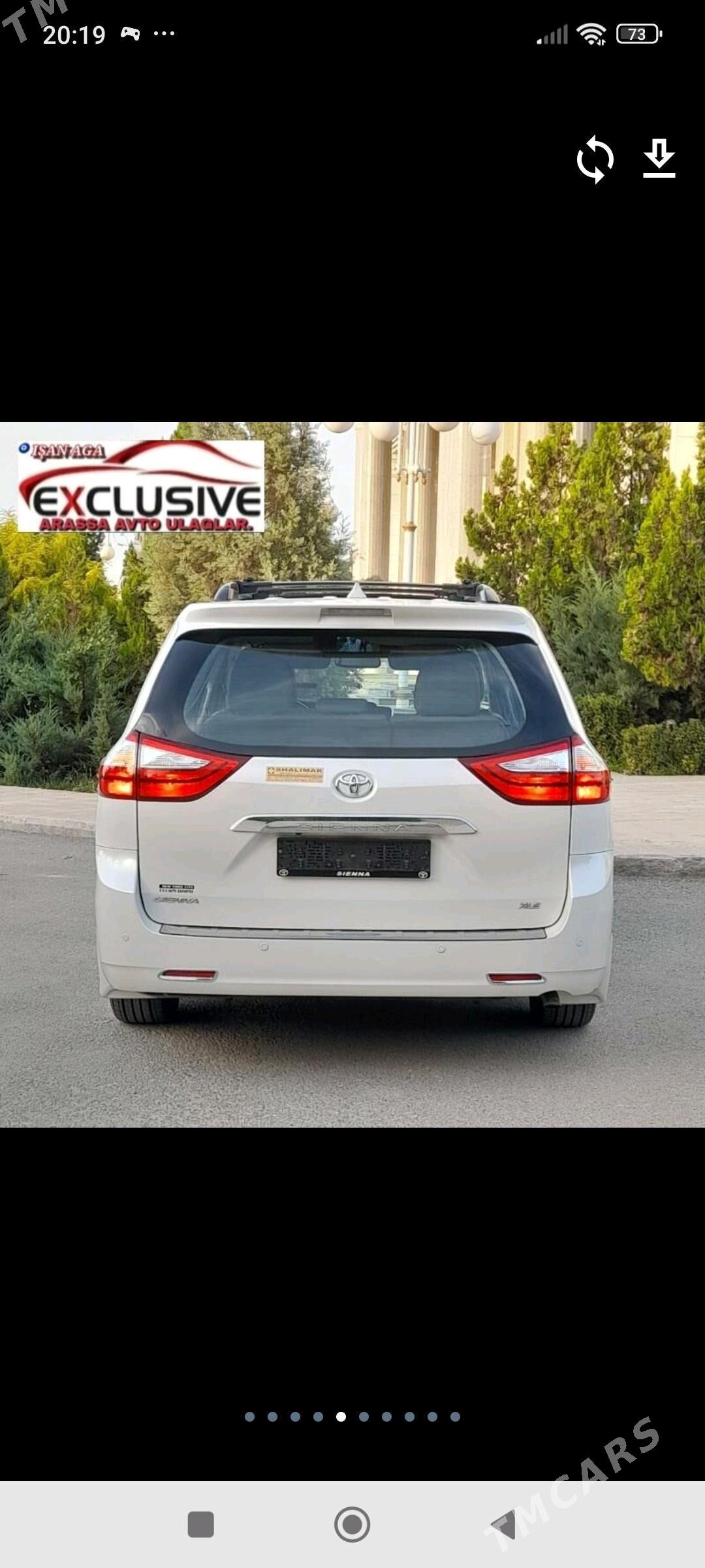 Toyota Sienna 2017 - 470 000 TMT - Гызыларбат - img 9