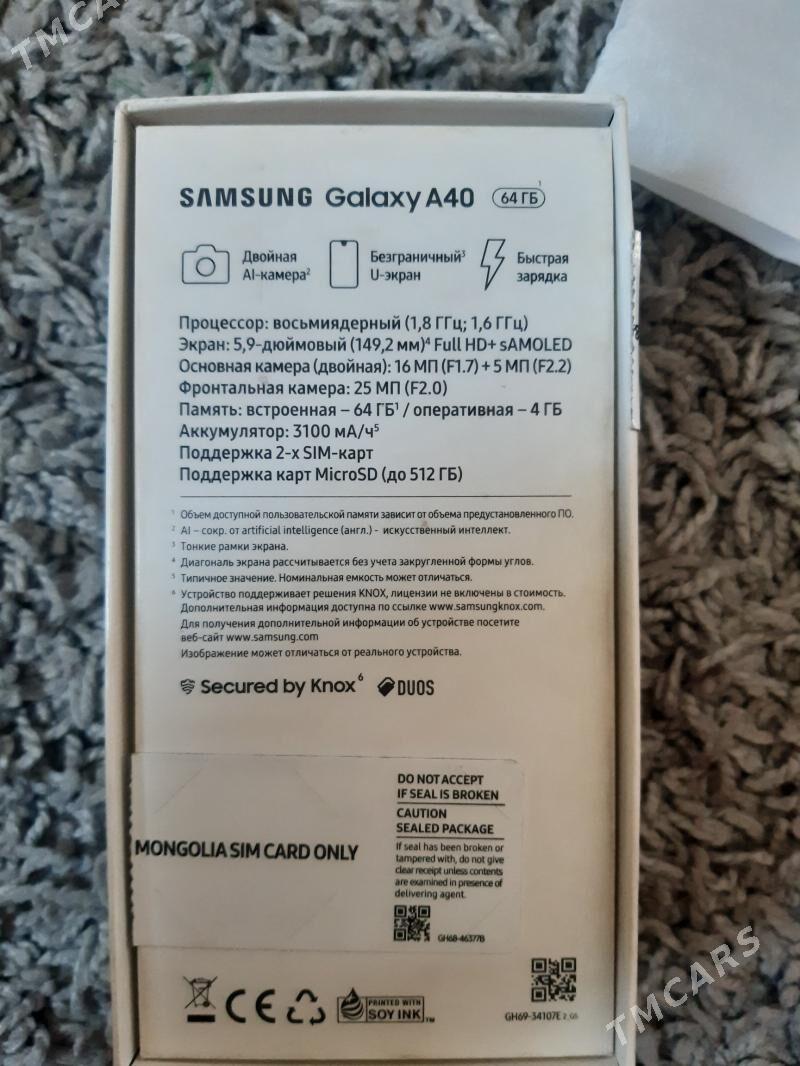 Samsung А 40 - Aşgabat - img 2