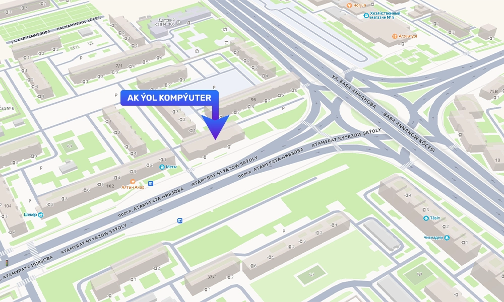 Ak Yol Computers Map Location