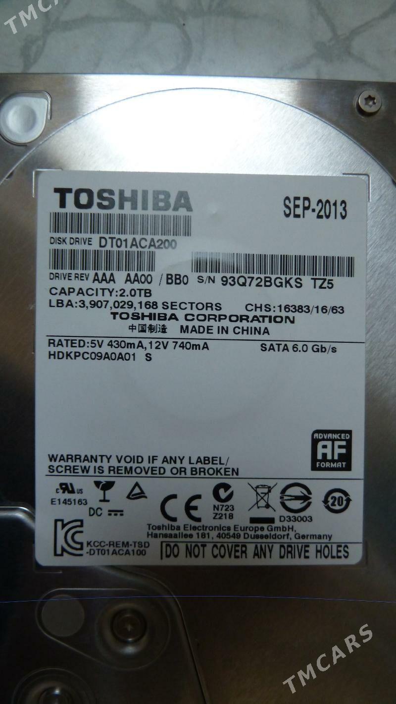 TOSHIBA 2TB - Туркменабат - img 2