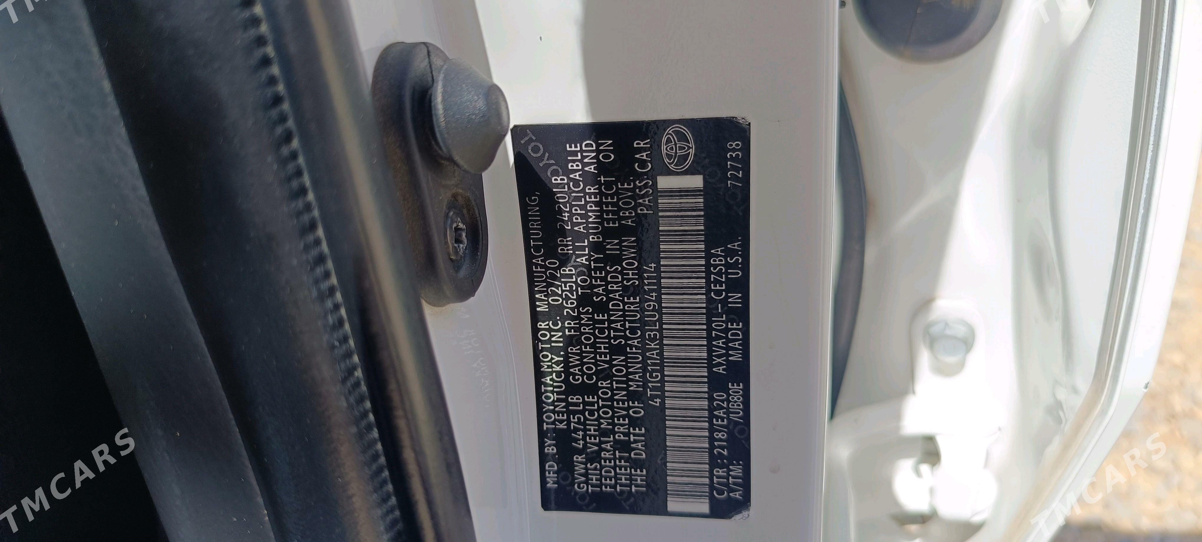 Toyota Camry 2020 - 280 000 TMT - Baýramaly - img 4