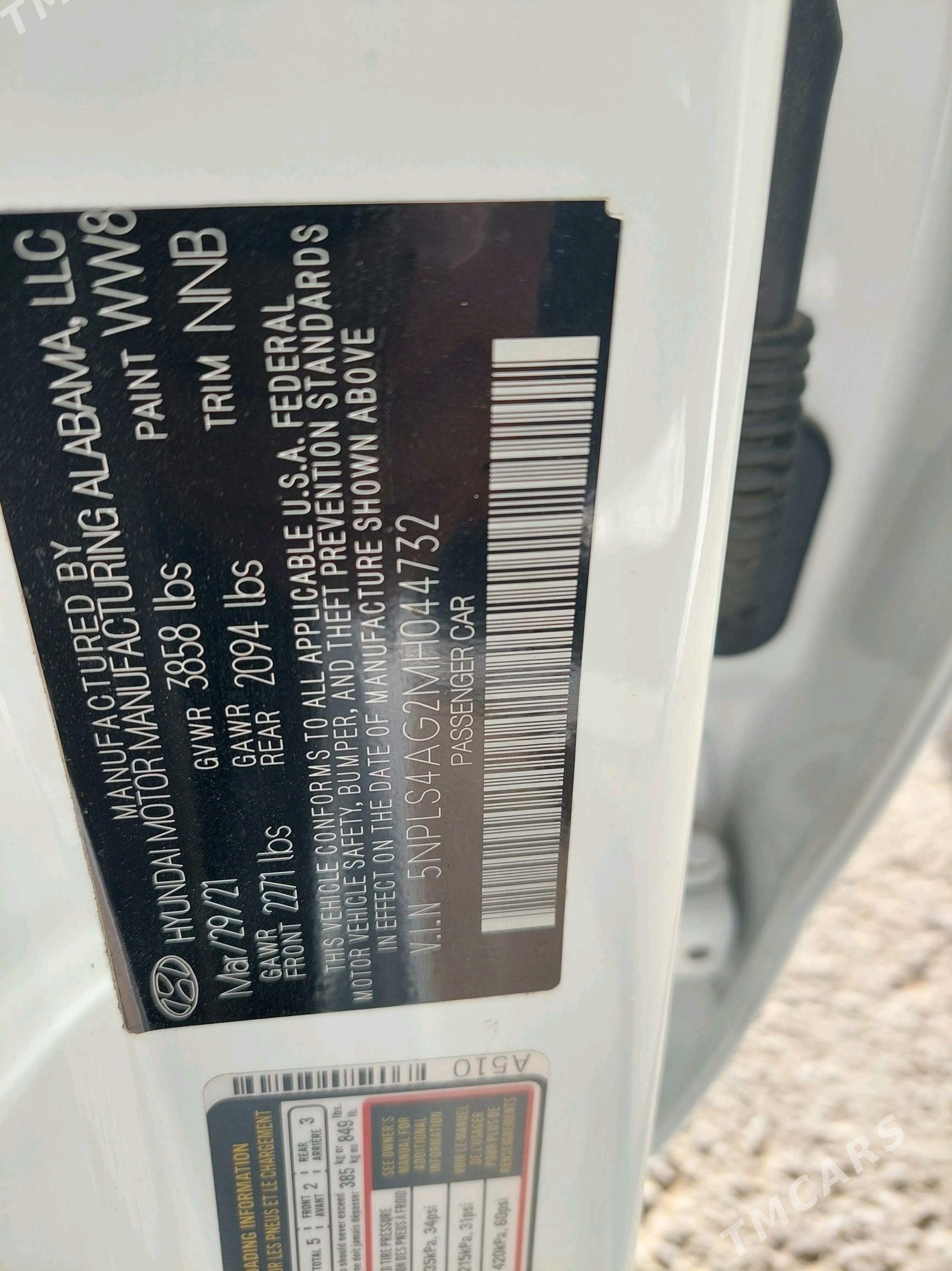 Hyundai Elantra 2021 - 260 000 TMT - Aşgabat - img 3