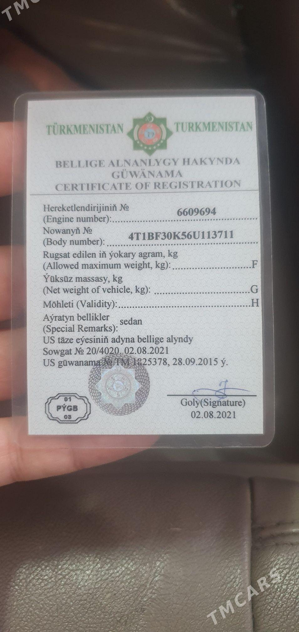 Toyota Camry 2005 - 225 000 TMT - Aşgabat - img 8