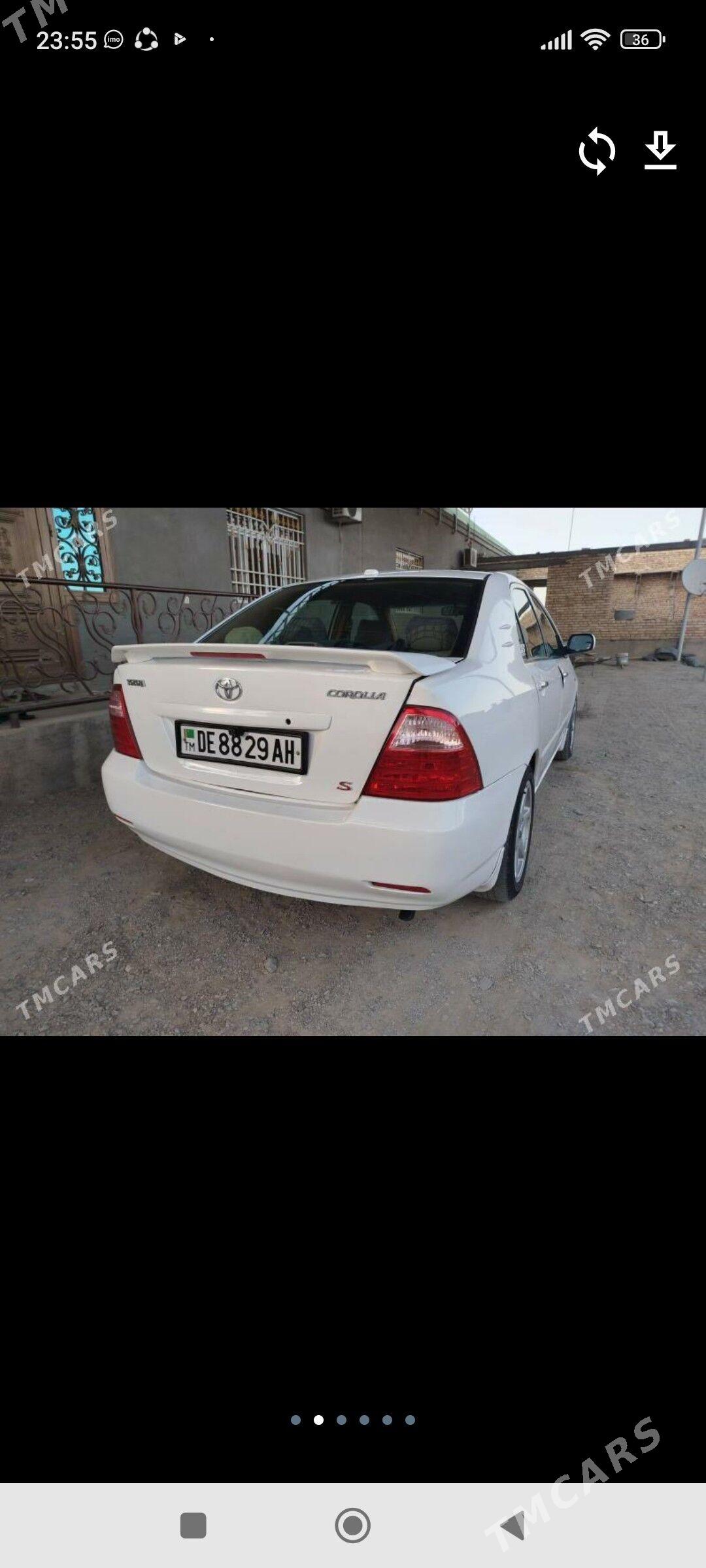 Toyota Corolla 2003 - 115 000 TMT - Бахарден - img 3
