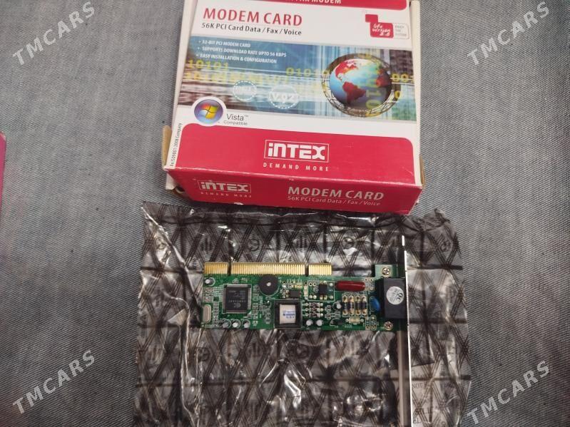 intex fax modem card - Мары - img 1