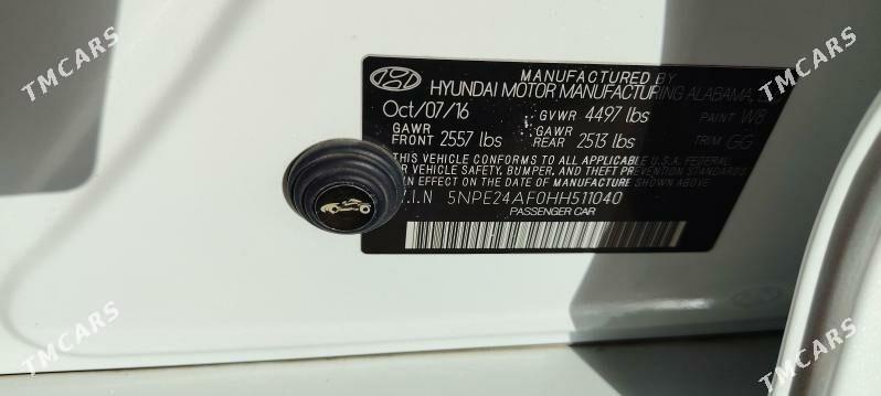 Hyundai Sonata 2017 - 185 000 TMT - Aşgabat - img 6