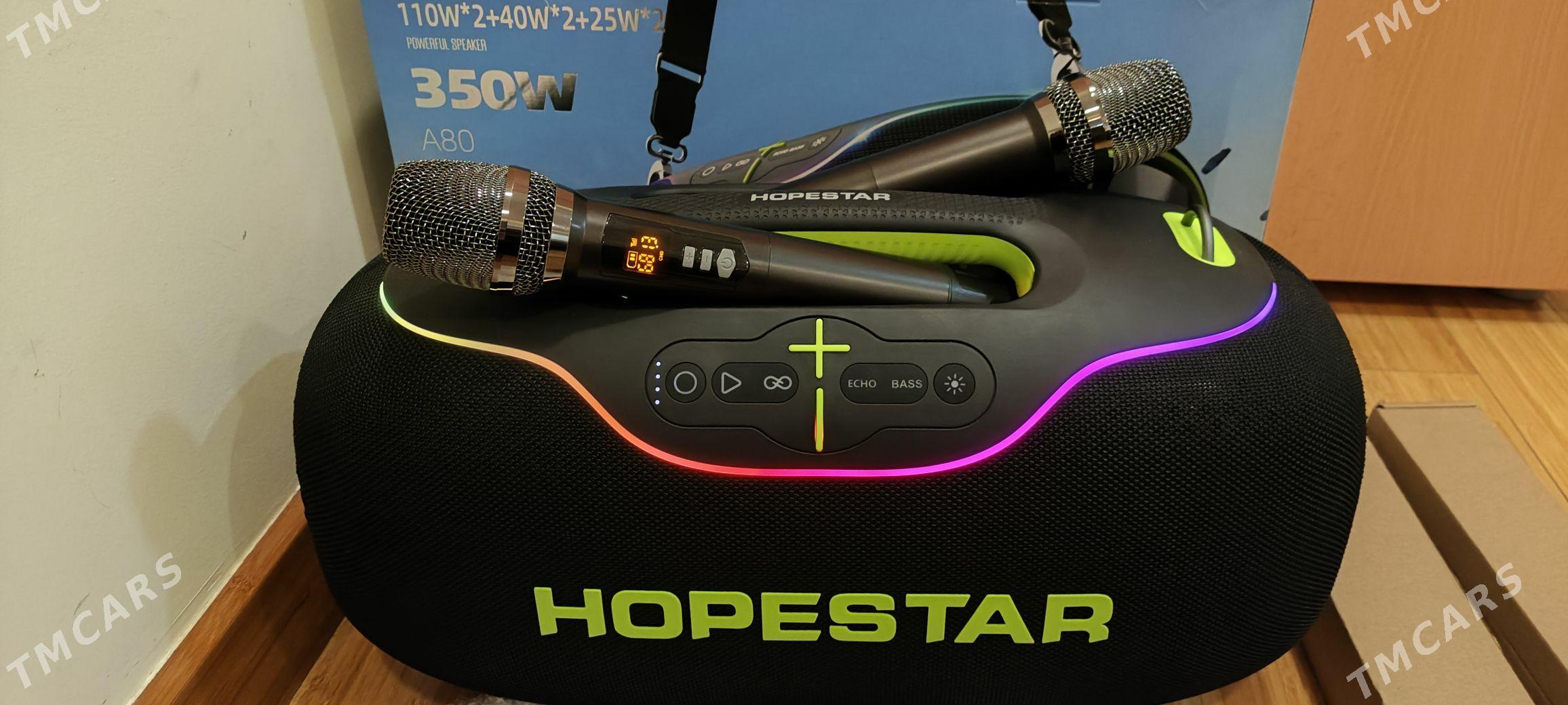 Hopestar A80 2 mikrafonly - Arçabil şaýoly - img 3