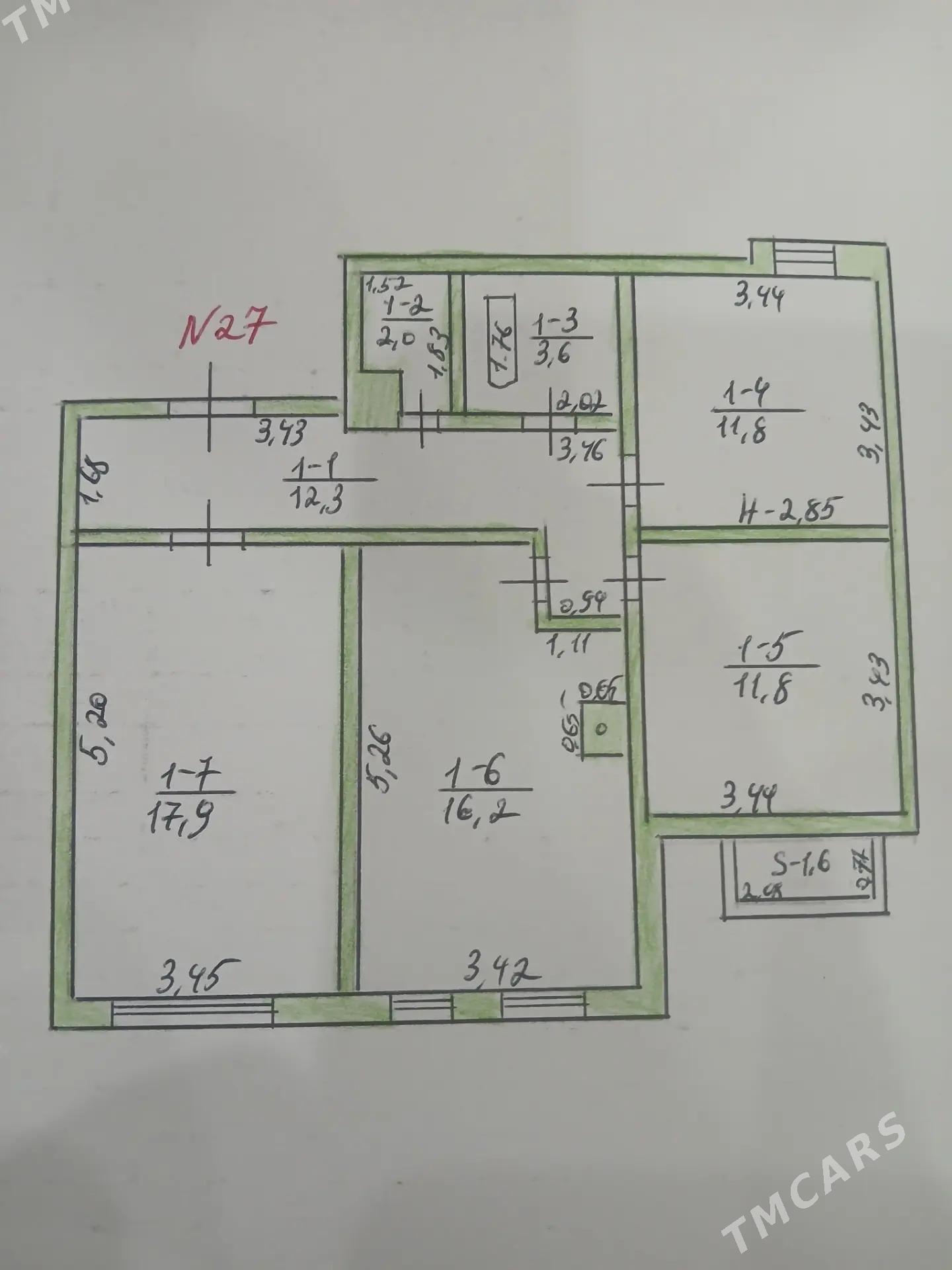 Мир7/1. 3комн - Parahat 7 - img 3