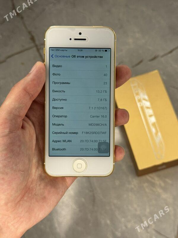 iPhone 5 16gb GOLD - Aşgabat - img 10