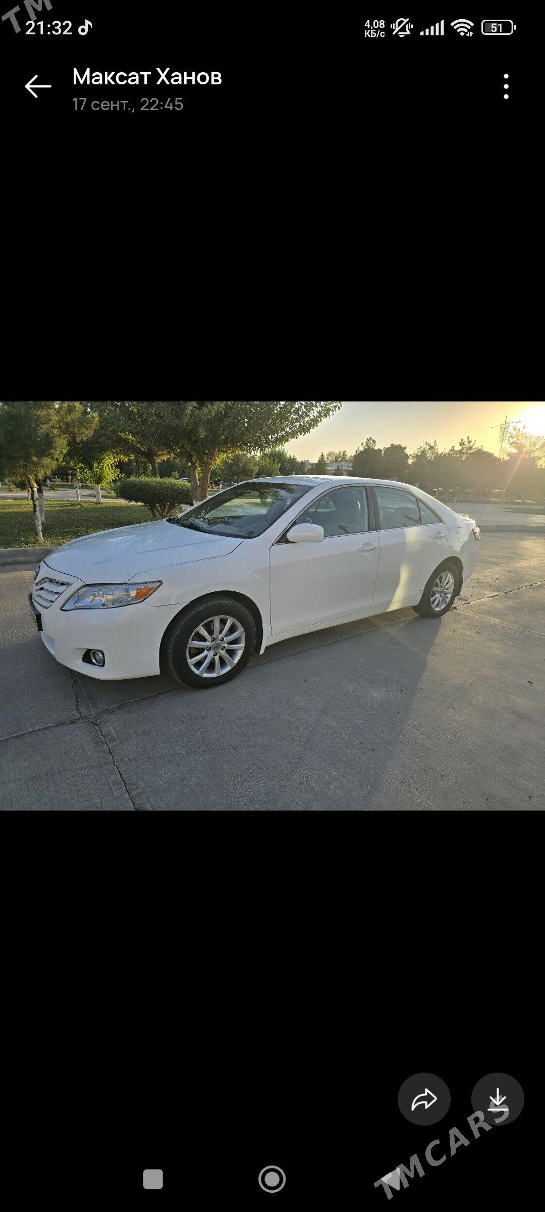 Toyota Camry 2010 - 170 000 TMT - Мары - img 5
