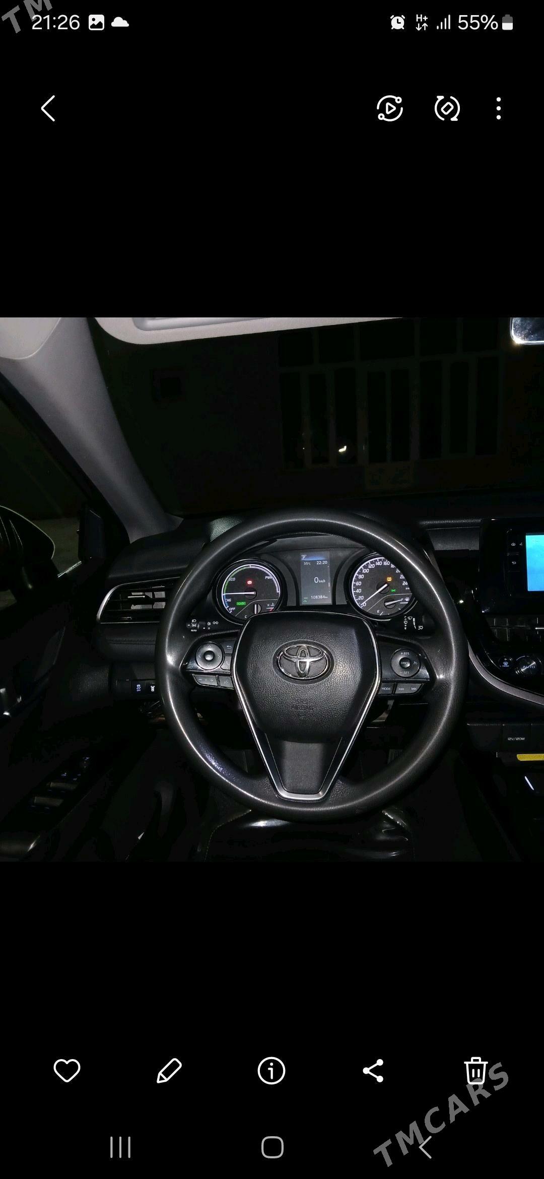Toyota Camry Hybrid 2022 - 255 000 TMT - Gökdepe - img 3