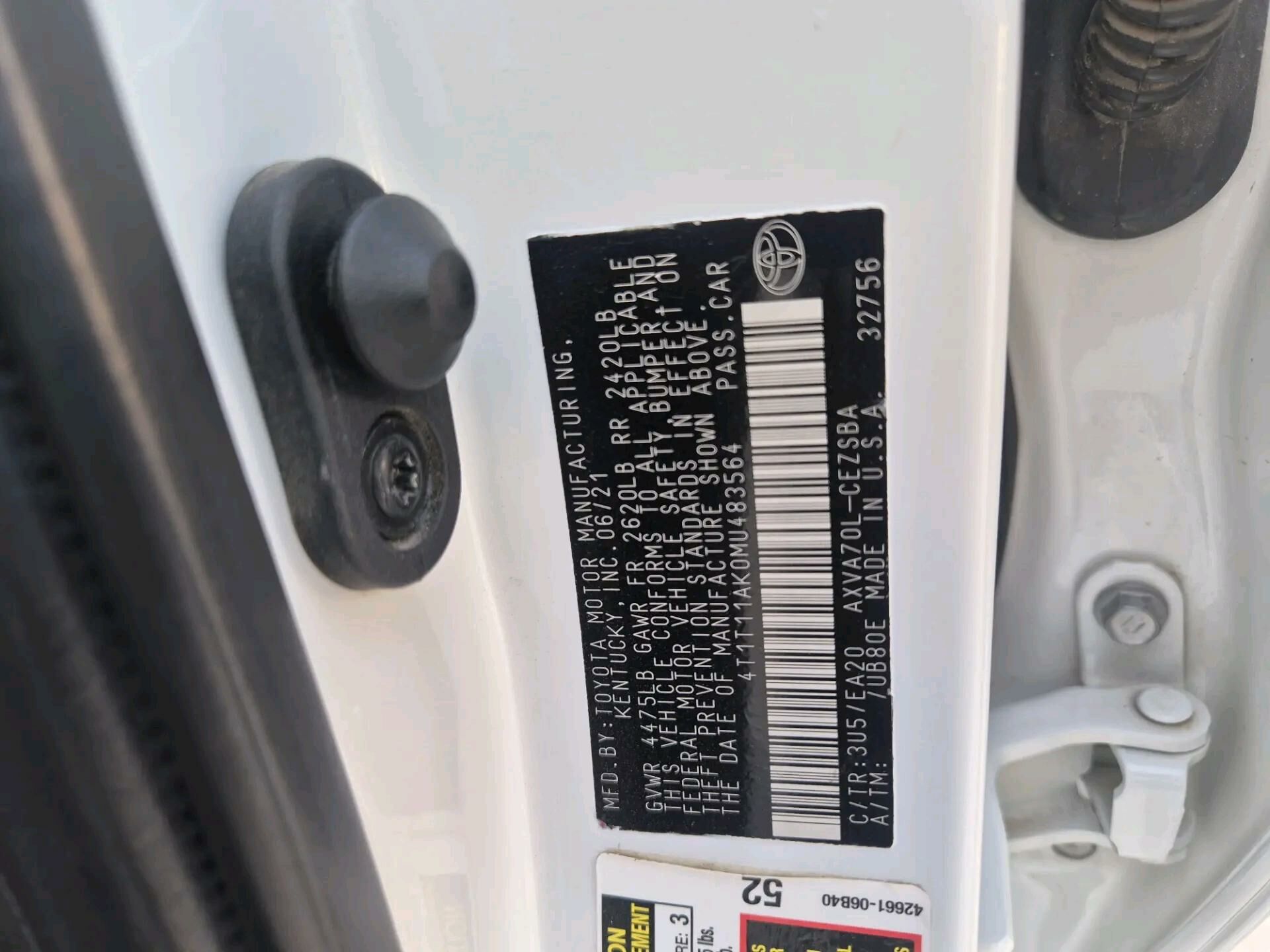 Toyota Camry 2021 - 330 000 TMT - Мары - img 8