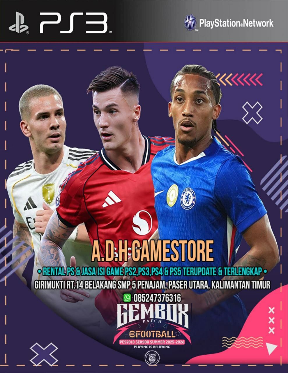 ps4 PES 2026 patch ps3 - Ашхабад - img 4