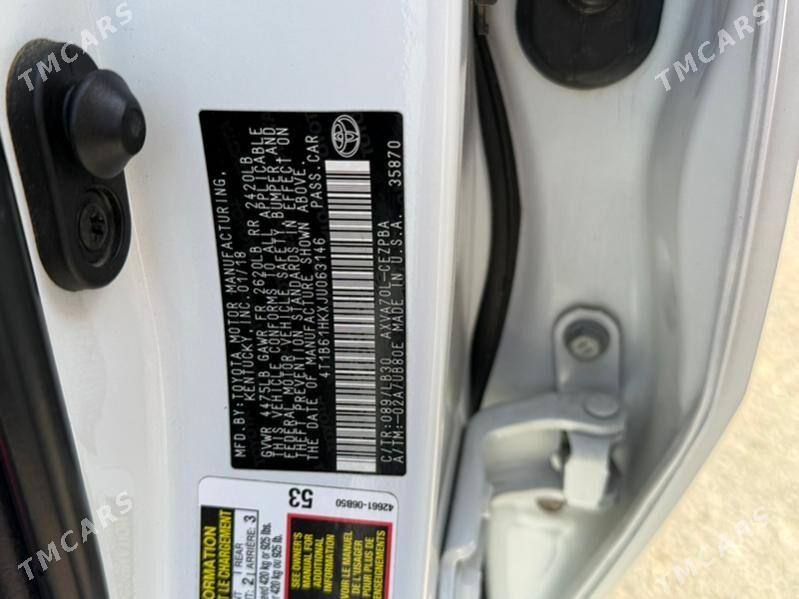 Toyota Camry 2018 - 410 000 TMT - Aşgabat - img 1