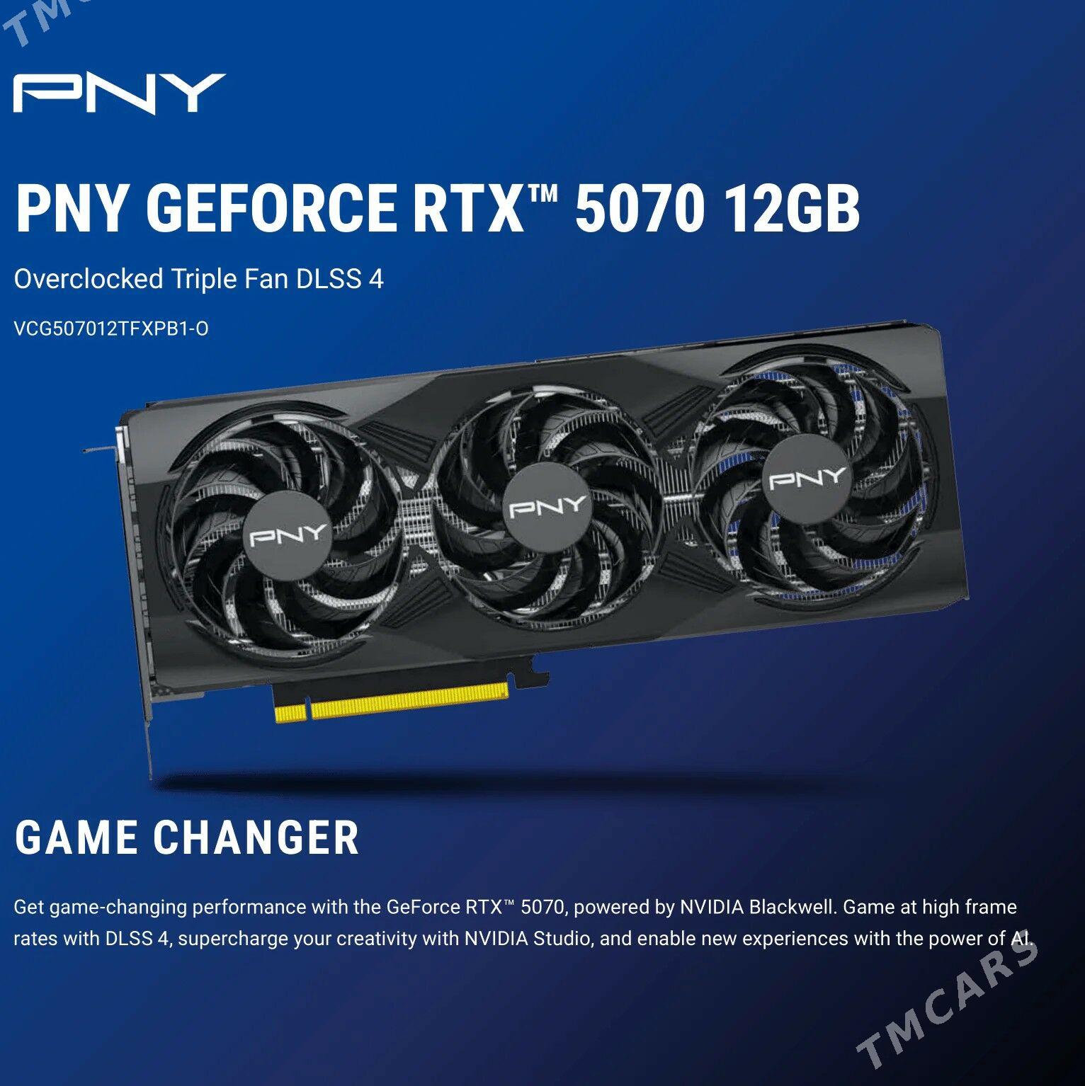 Видеокарта RTX 5070 Gaming 12GB Triple Fan - Ашхабад - img 2