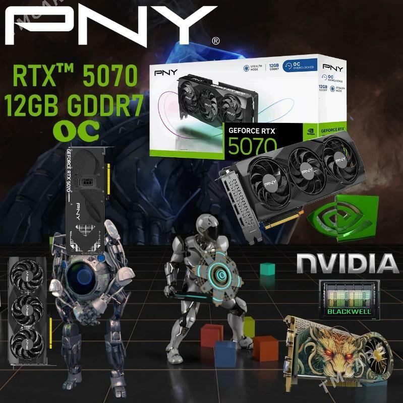 Видеокарта RTX 5070 Gaming 12GB Triple Fan - Ашхабад - img 5