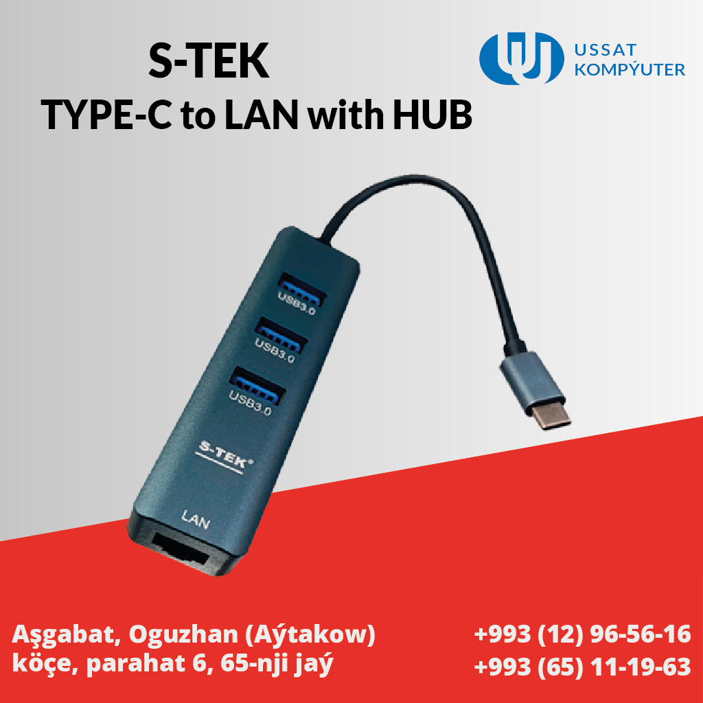 S-TEK HUB KABEL - Aşgabat - img 7
