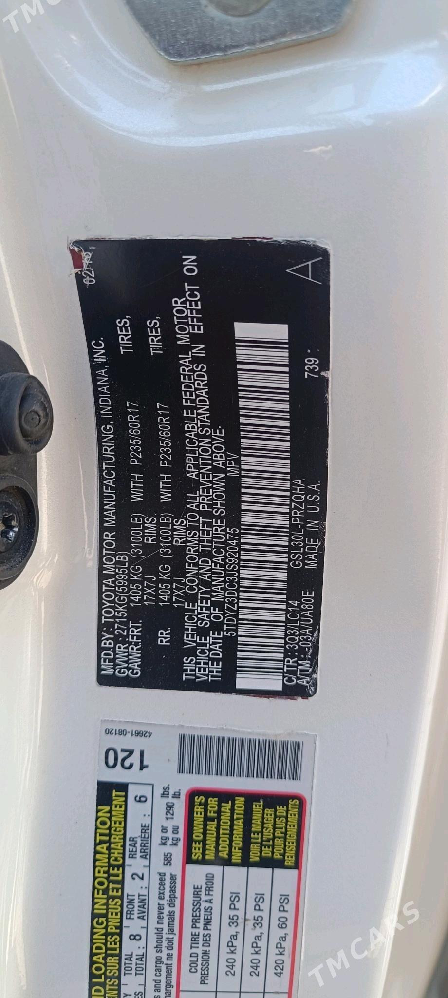 Toyota Sienna 2018 - 380 000 TMT - Parahat 6 - img 3