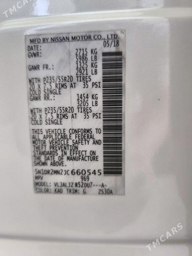 Nissan Pathfinder 2018 - 285 000 TMT - Ашхабад - img 8