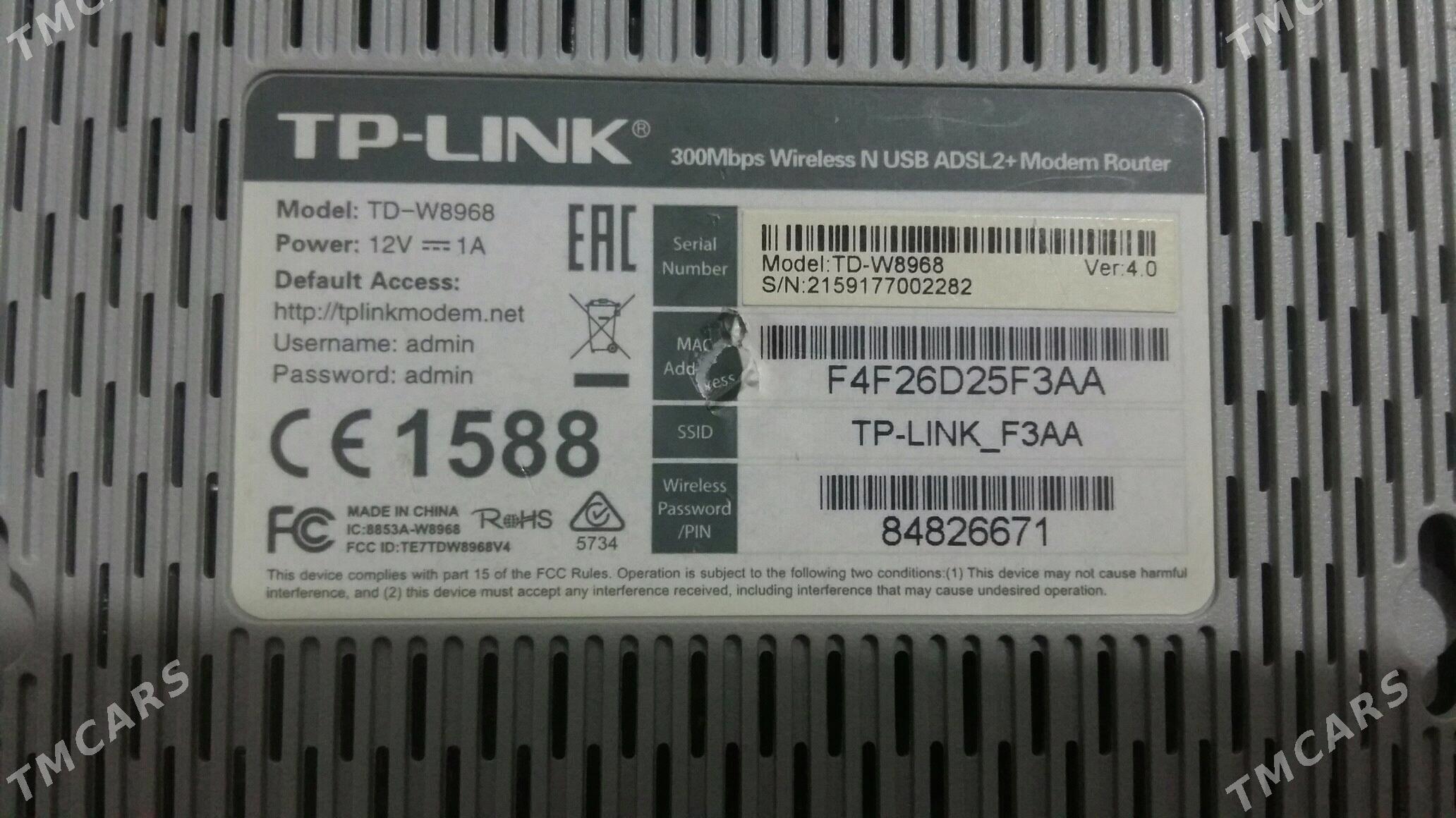 Wi Fi Router/Роутер - Büzmeýin GRES - img 3