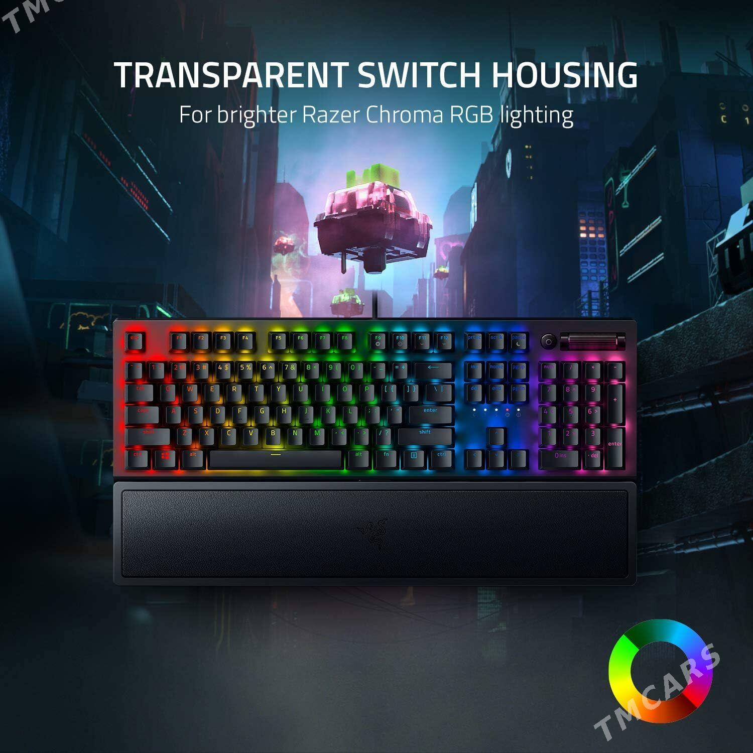 Клавиатура Razer Blackwidow V3 (Yellow switch) - Aşgabat - img 6