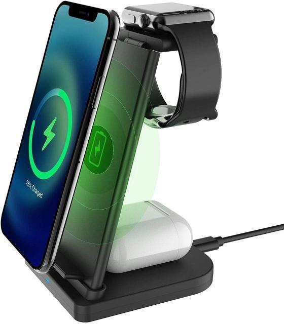 Зарядное устройство Green 4 в 1 Fast Wireless15W - Aşgabat - img 6