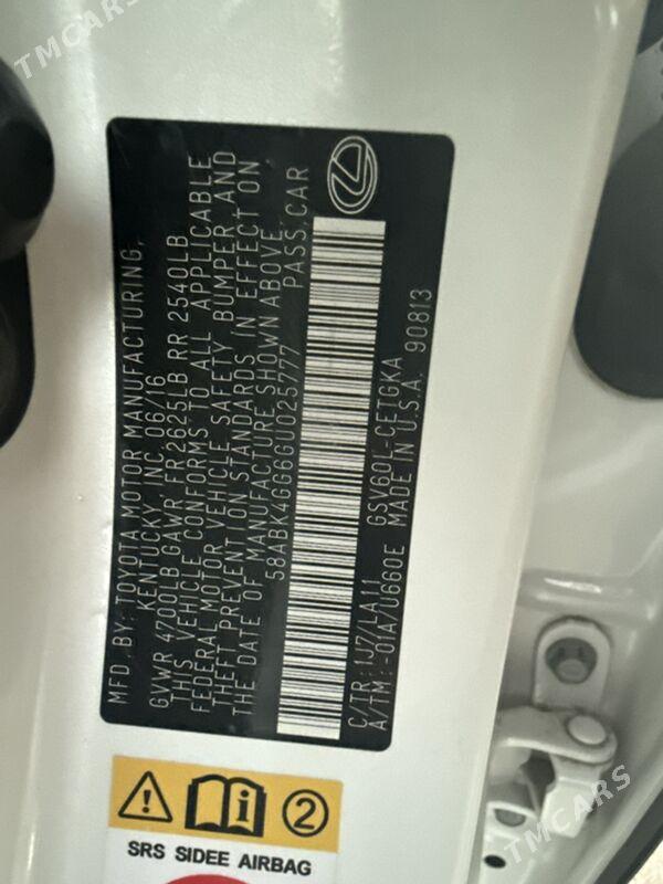 Lexus ES 350 2017 - 380 000 TMT - Aşgabat - img 7