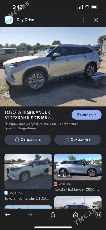 Toyota Highlander 2020 - 545 000 TMT - Мары - img 2