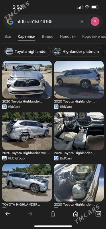 Toyota Highlander 2020 - 545 000 TMT - Мары - img 3