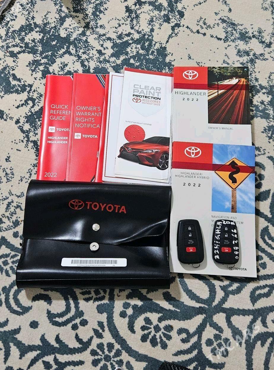 Toyota Highlander 2022 - 610 000 TMT - Ашхабад - img 7