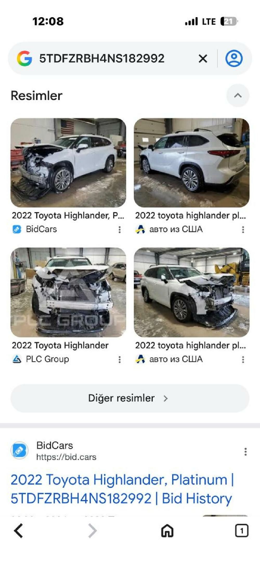 Toyota Highlander 2022 - 620 000 TMT - Mary - img 5
