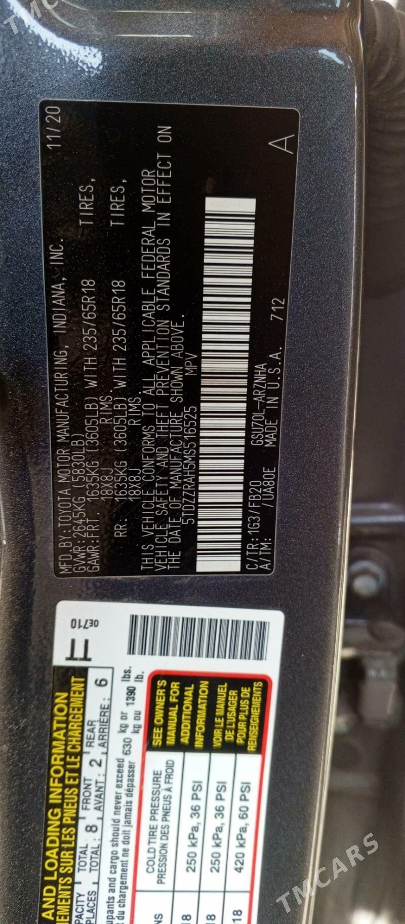 Toyota Highlander 2020 - 410 000 TMT - Мары - img 4