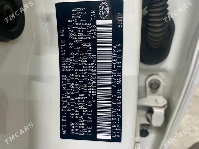Toyota Camry 2016 - 290 000 TMT - Aşgabat - img 10