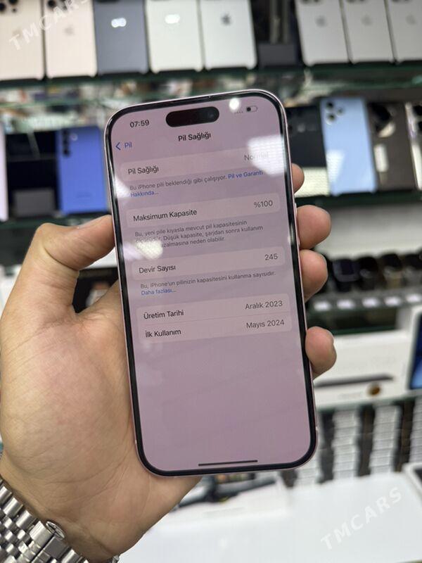 iPhone 15 128gb 100% pink - Garaşsyzlygyň 15 ýyllygy Söwda Merkezi - img 6