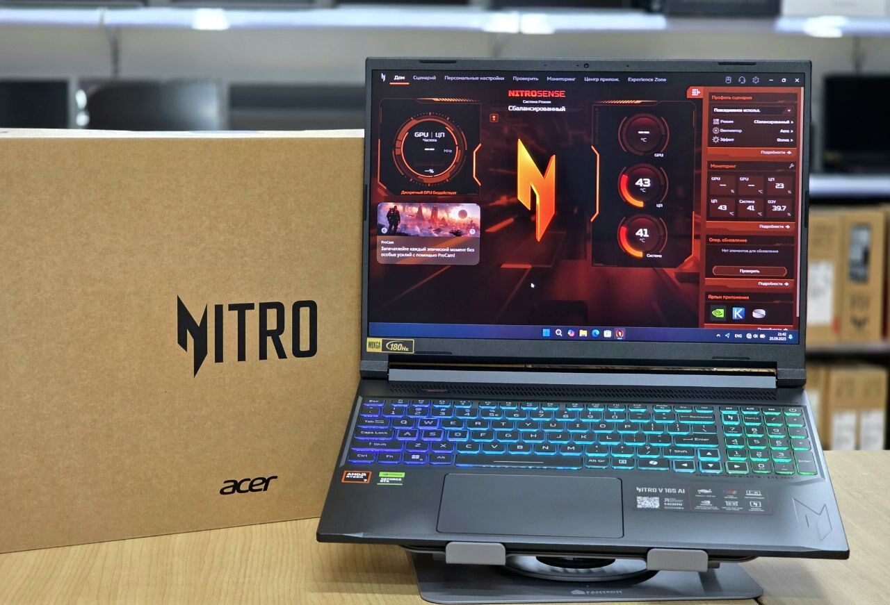 32-RAM/RTX 5060/Nitro/2TB SSD - Ашхабад - img 7