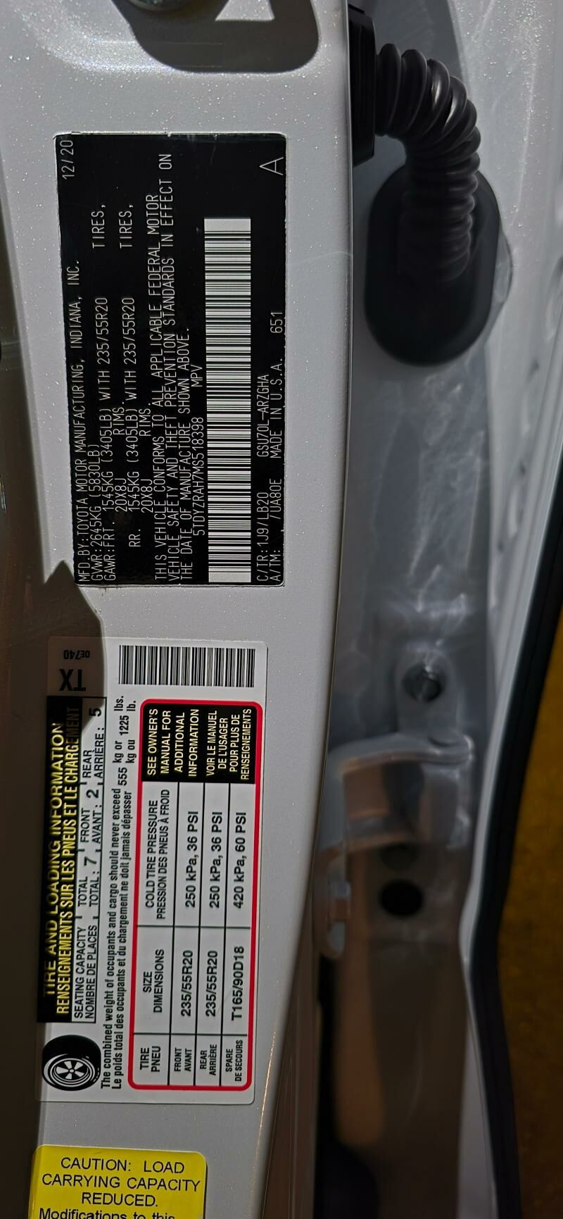 Toyota Highlander 2021 - 560 000 TMT - Мары - img 4