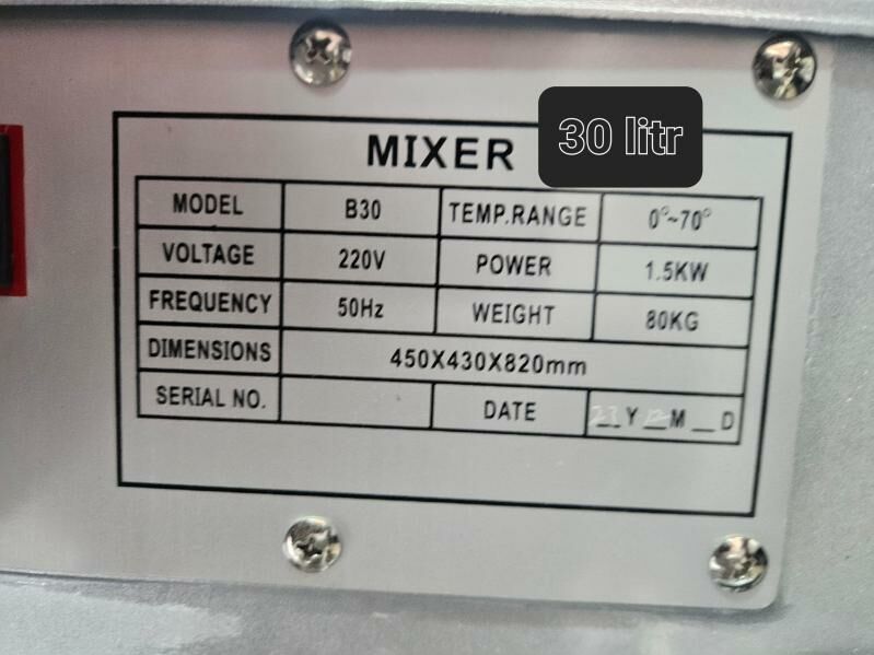 Mikser миксер - "Altyn Asyr" Gündogar bazary (Jygyllyk) - img 4